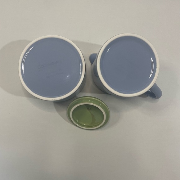 Corningware "Accessories" Stoneware Cream and Sugar Set - Picture 3 of 10